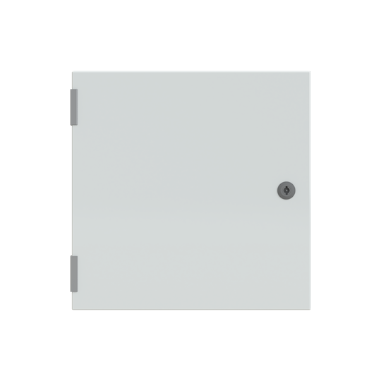 металева шафа ip 65 з непрозорими дверима в комплекті з монтажною платоюSRN4420K