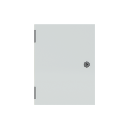металева шафа ip 65 з непрозорими дверима в комплекті з монтажною платоюSRN4315K